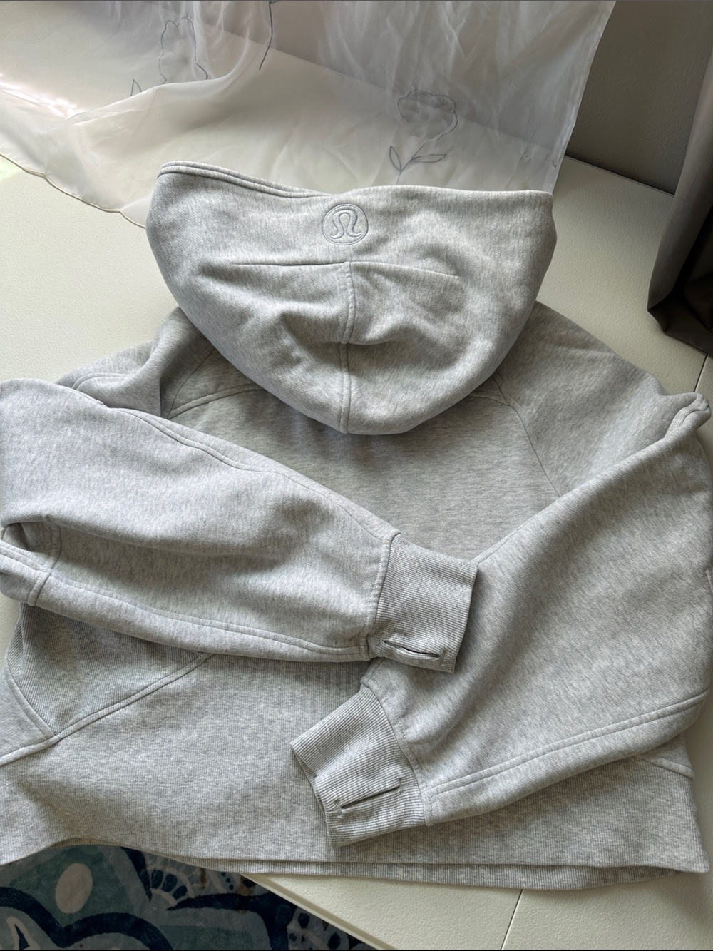 lululemon athletica Light Gray Philadelphia Eagles Quarter-Zip Hoodie - Picture 5 of 10